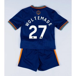 Newcastle United Nick Woltemade #27 Derde tenue Kids 2025-26 Korte Mouw (+ Korte broeken)